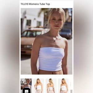 BRAND NEW WHITE TUBE TOP!! 🤍✨